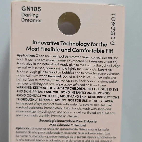 Dashing Diva NailBliss Salon Gel Nails Extra Long Length Brand New Nude Pink - Picture 4 of 4